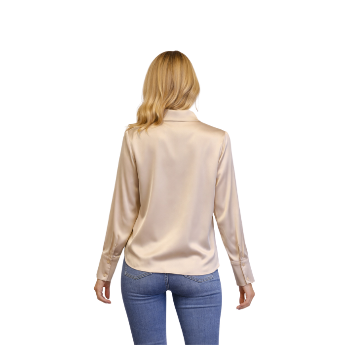 285250254920EKOL 03005 KADIN BLUZ  İNCİ