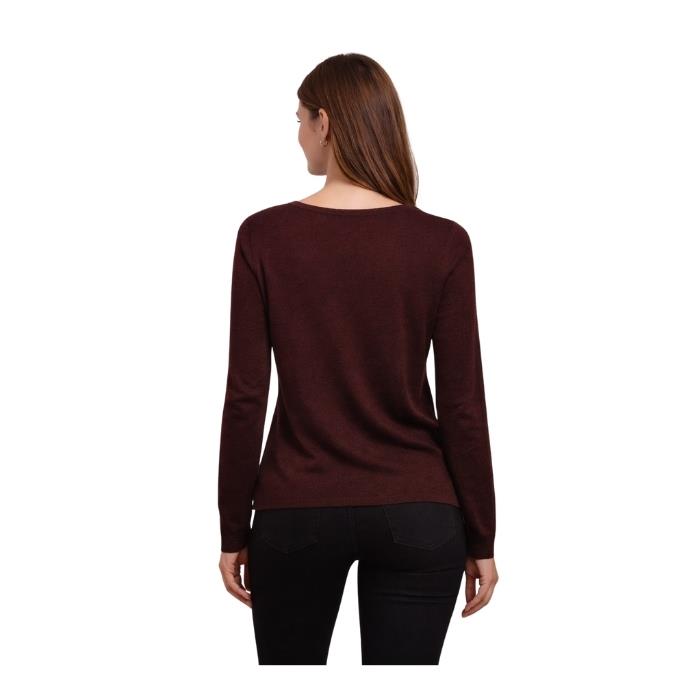 294210025019ALL MARİNE 26KRMO1002 KADIN KAZAK  BORDO
