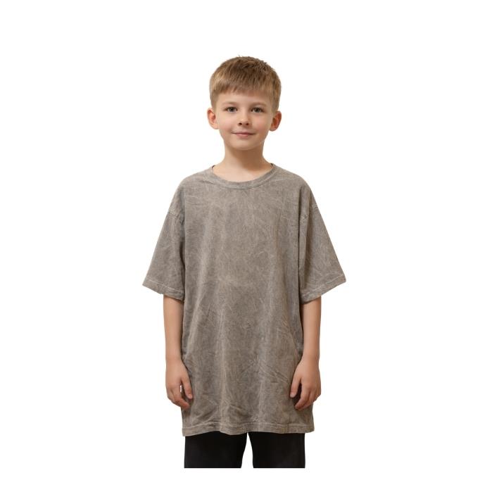 330437011008LUCKY&TALİN 24221TS ÇOCUK T-SHIRT  GRİ