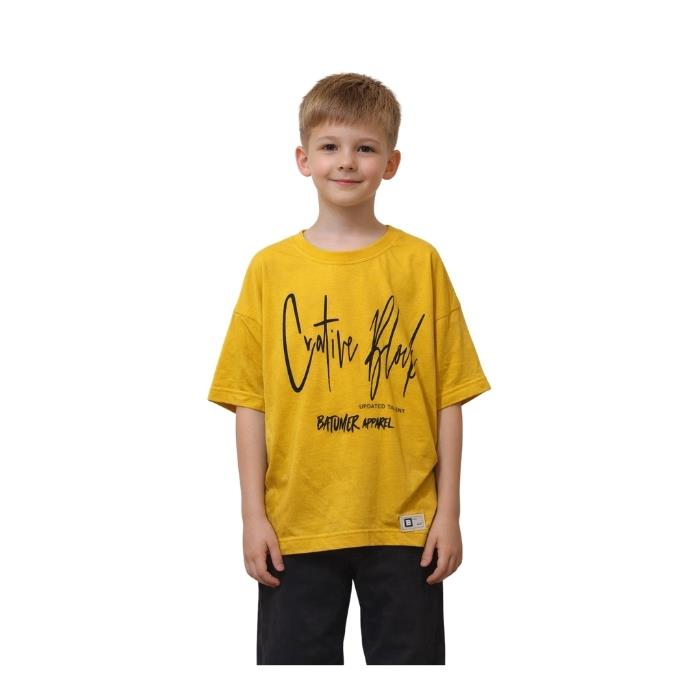 335437033016BENİNİ 251039 ÇOCUK T-SHIRT  HARDAL