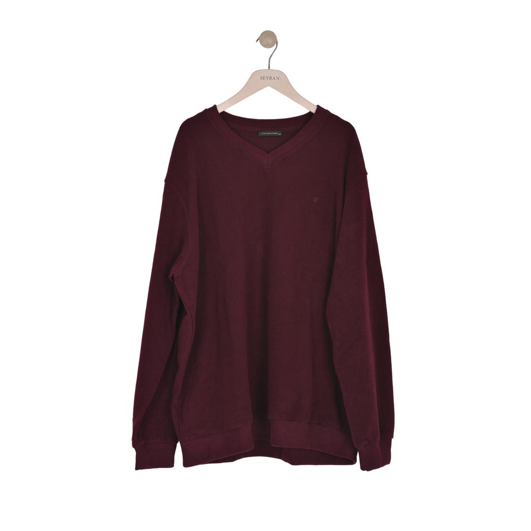 355738574019TONY MONTANA KS-1705 ERKEK SWEATSHIRT  BORDO