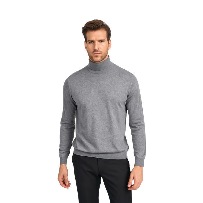 374710060018LEGATO TRK4515 ERKEK TRİKO  K.GRİ