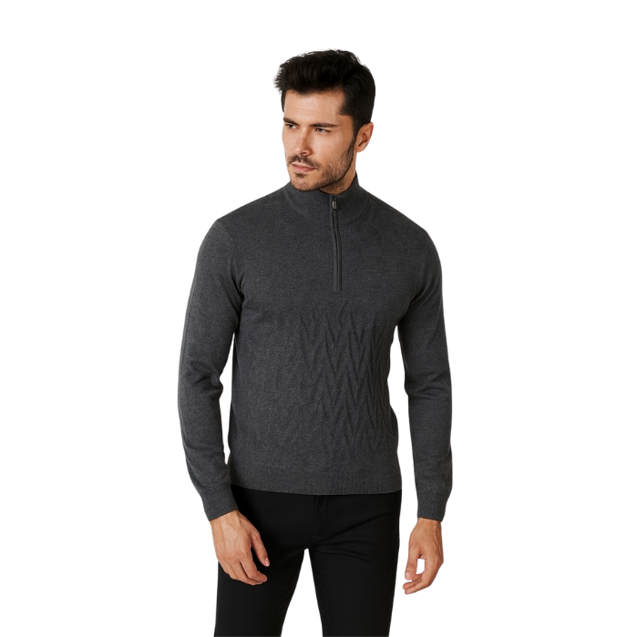 374710075036LEGATO TRK4665 ERKEK TRİKO  ANTRASİT