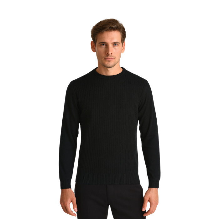 374710076001LEGATO TRK4615 ERKEK TRİKO  SİYAH