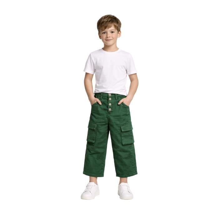 443404348084ESCABEL 23022-C ÇOCUK PANTOLON  PETROL