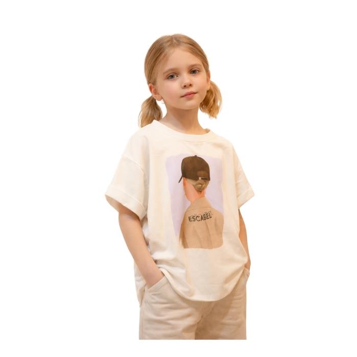 443437256014ESCABEL 35821 ÇOCUK T-SHIRT  BEJ