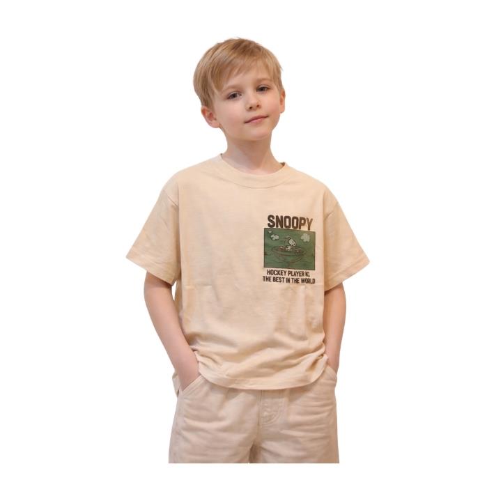 443437330022ESCABEL 1803-K ÇOCUK T-SHIRT  CAMEL