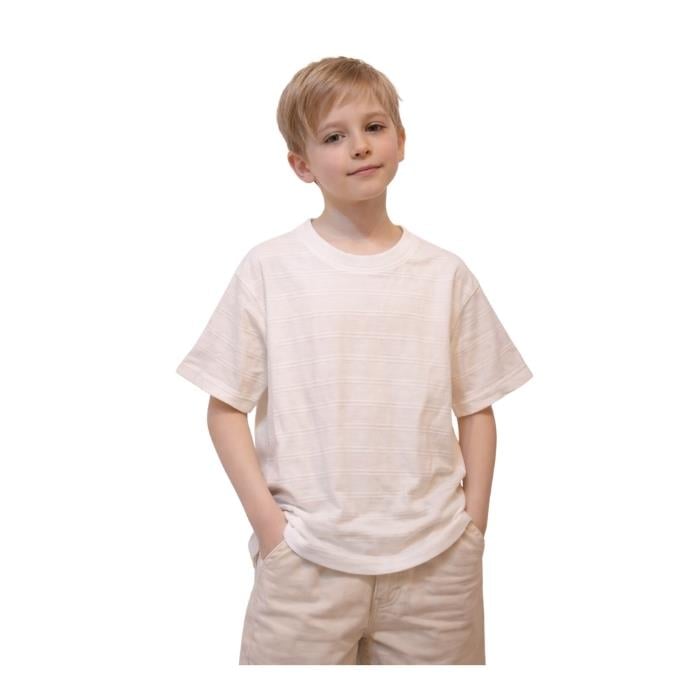 443437348024ESCABEL 1798-G ÇOCUK T-SHIRT  EKRU