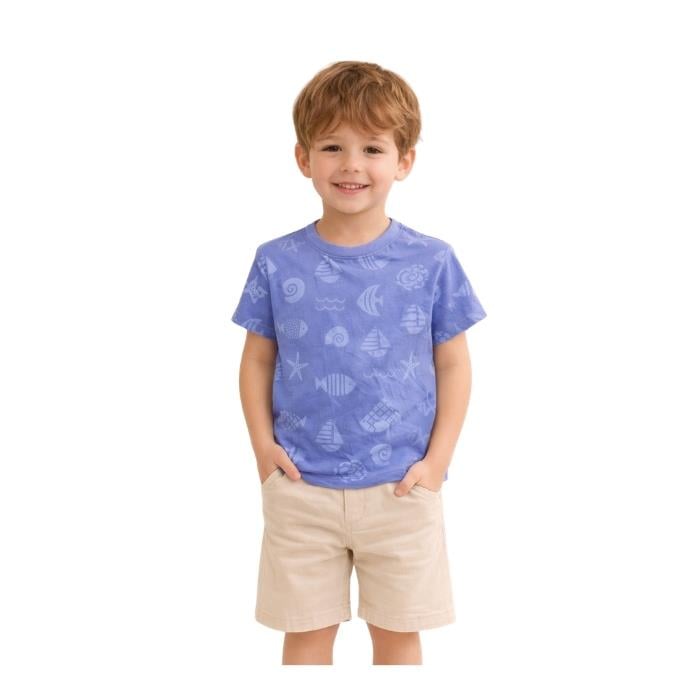489437593003DIVONETTE 4038-1 ÇOCUK T-SHIRT  MAVİ