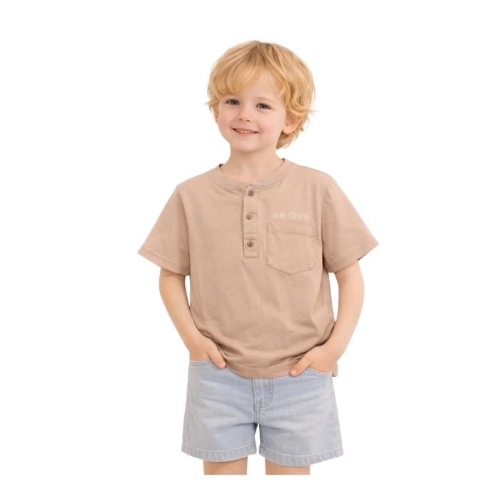489437638025DIVONETTE 2572-3 ÇOCUK T-SHIRT  TAŞ