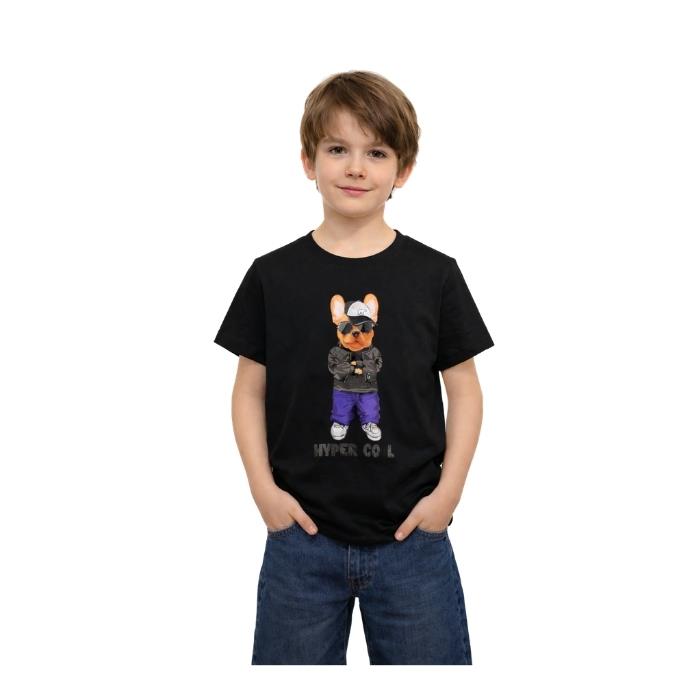 531437003001BAD BEAR 25.06.07.003 ÇOCUK T-SHIRT  SİYAH