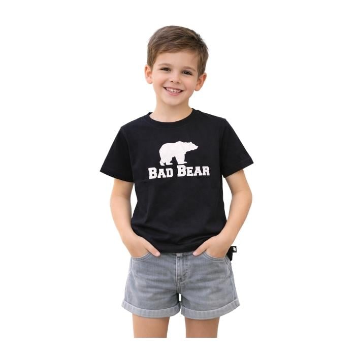 531437013001BAD BEAR 23.06.07.001 ÇOCUK T-SHIRT  SİYAH