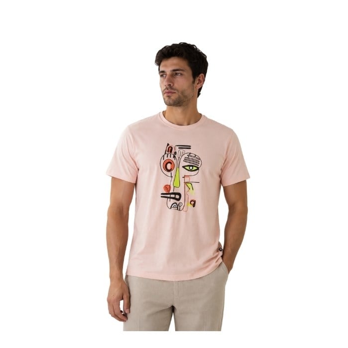 531537203023BAD BEAR 25.01.07.020 ERKEK T-SHIRT  TURUNCU