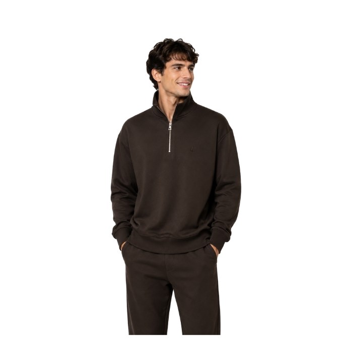 534737005007ALLEGRO 6471 ERKEK SWEATSHIRT  KAHVE