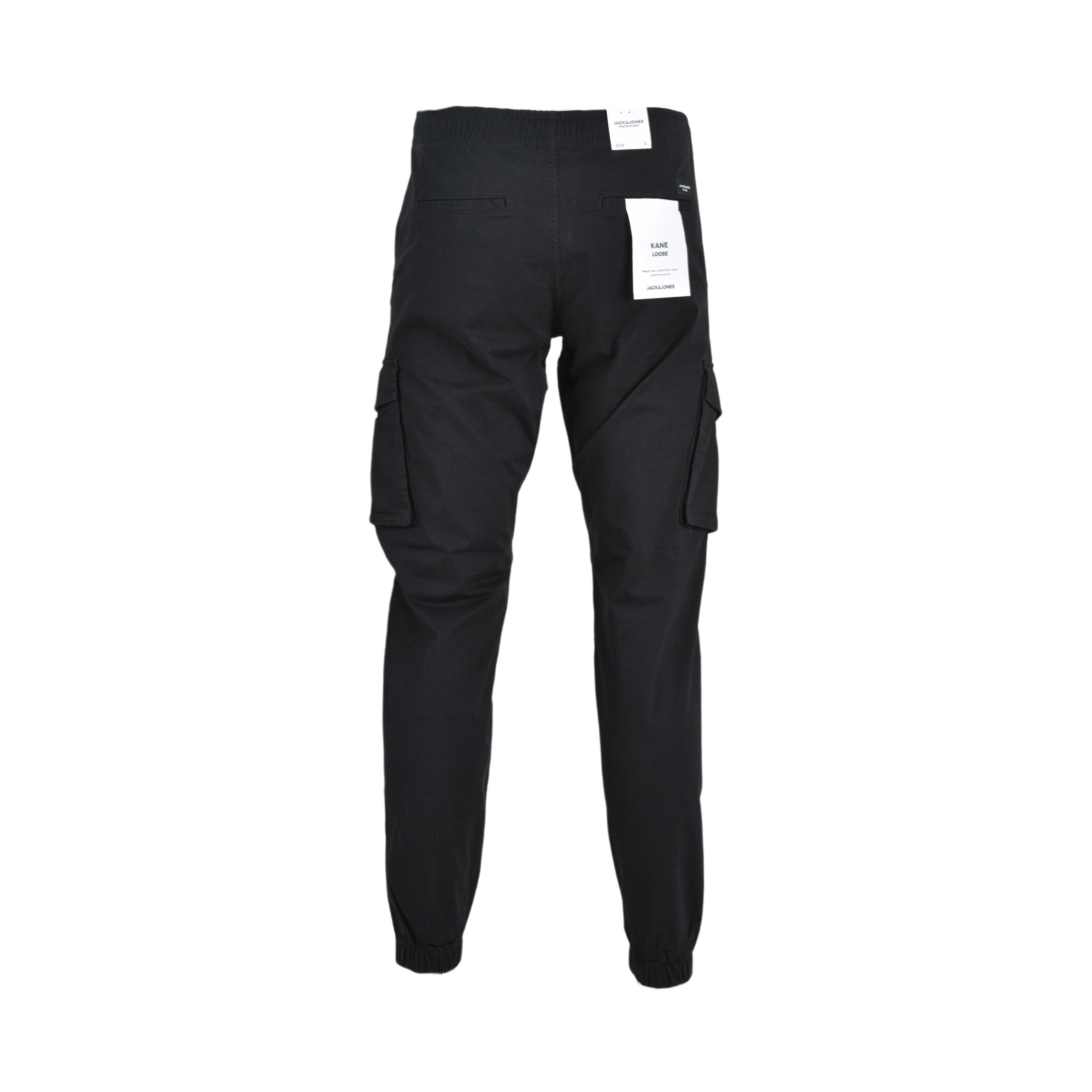 546504126JACK AND JONES 12242264 ERKEK PANTOLON  SİYAH