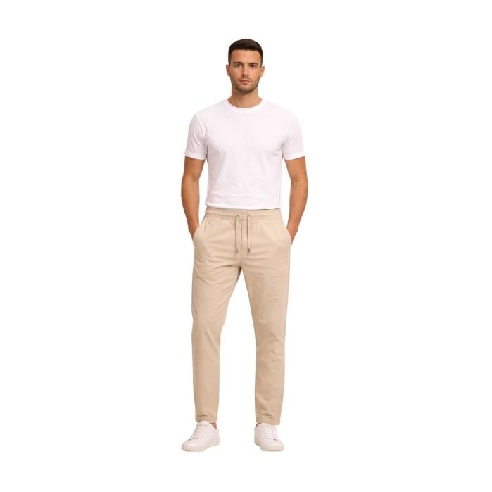 546504130025JACK AND JONES 12258138 ERKEK PANTOLON  TAŞ