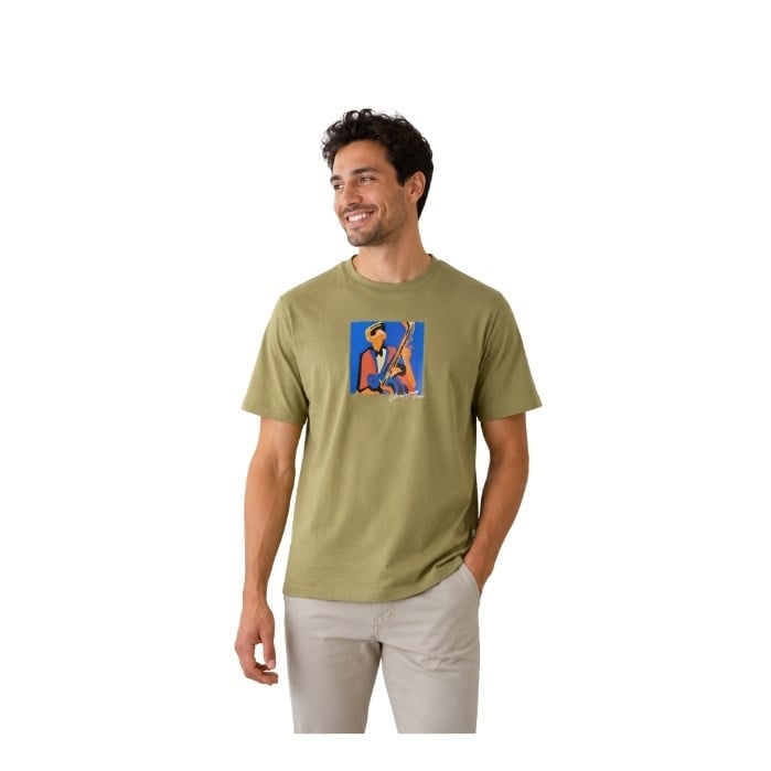 546537136037JACK AND JONES 12273378 ERKEK T-SHIRT  HAKİ