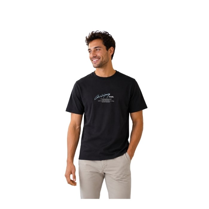 546537141001JACK AND JONES 12273373 ERKEK T-SHIRT  SİYAH