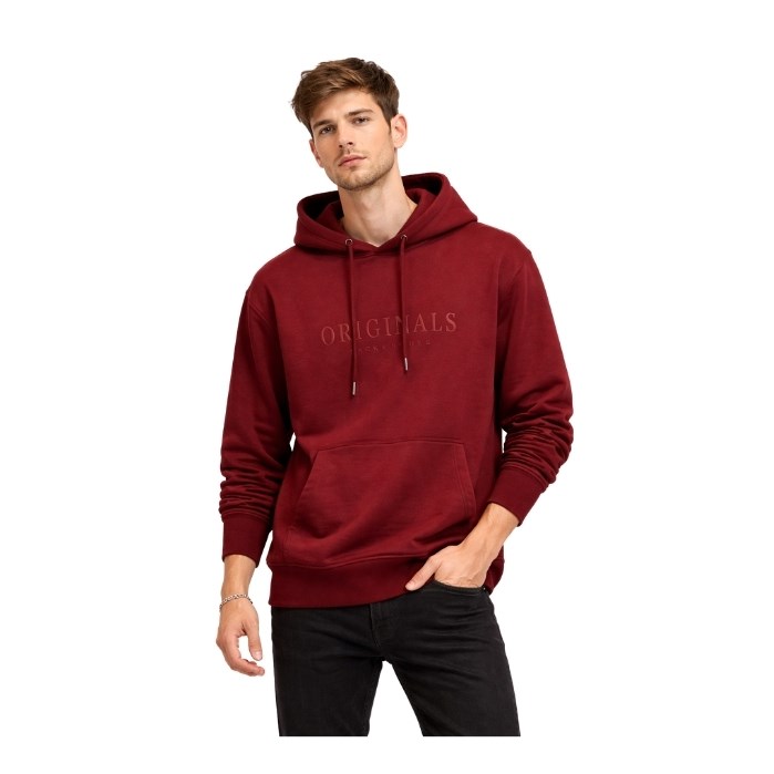 546538377004JACK AND JONES 12270541 ERKEK SWEATSHIRT  KIRMIZI