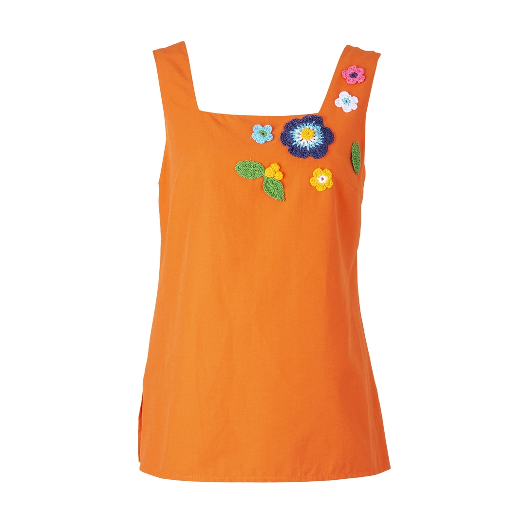 555250010009GLORIEN 2014 KADIN BLUZ  ORANJ