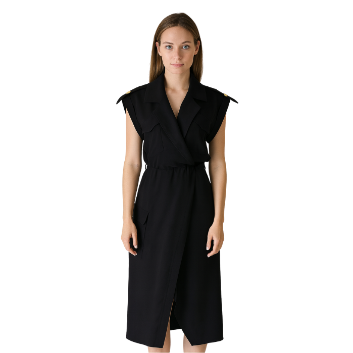 564235094001CHILIA 81333 KADIN ELBİSE  SİYAH