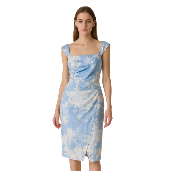 564235106003CHILIA 81368 KADIN ELBİSE  MAVİ