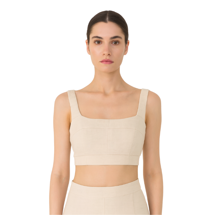 564236001014CHILIA 30160 KADIN CROP  BEJ