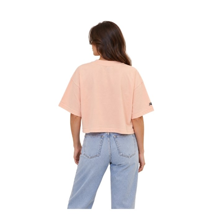 629537001010NEW BALANCE WNT1639-SOI KADIN T-SHIRT  PEMBE