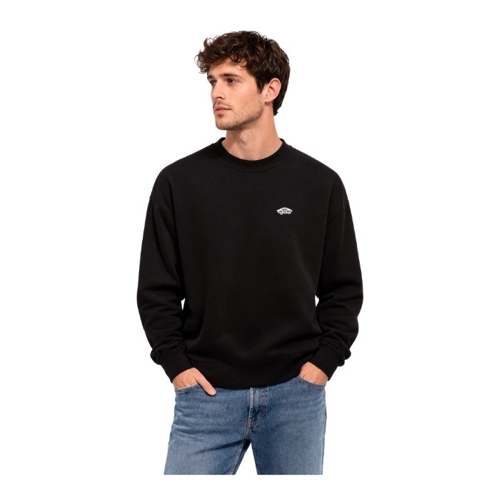655538012323VANS VN000P52Y281 ERKEK SWEATSHIRT  SİYAH-BEYAZ