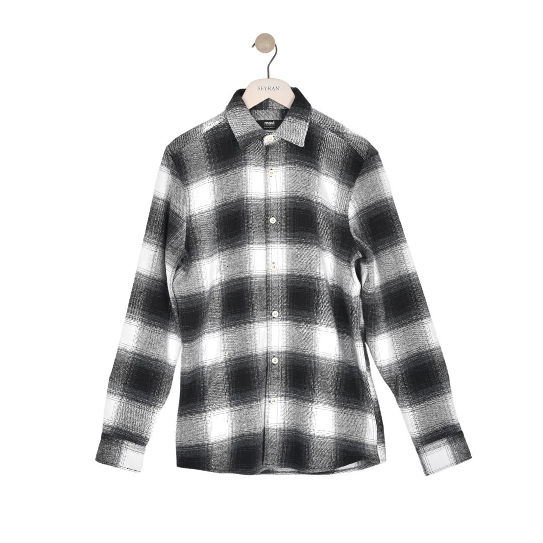 672503554008MAVI JEANS M0210976-86158 ERKEK GÖMLEK  GRİ