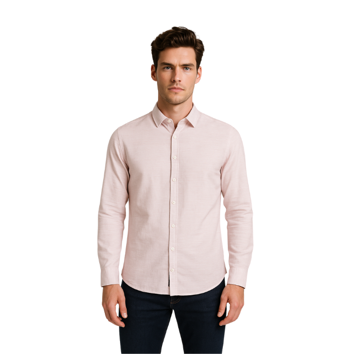 672503580067MAVI JEANS M020579-70283 ERKEK GÖMLEK  PUDRA