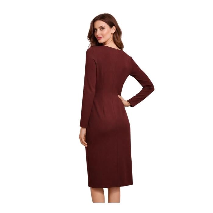 690234278019EXPLOSION 58207 KADIN ELBİSE  BORDO