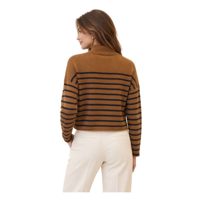 691210019007TOMMY HILFIGER WW0WW44981 KADIN TRİKO  KAHVE