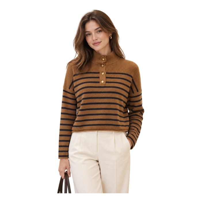 691210019007TOMMY HILFIGER WW0WW44981 KADIN TRİKO  KAHVE