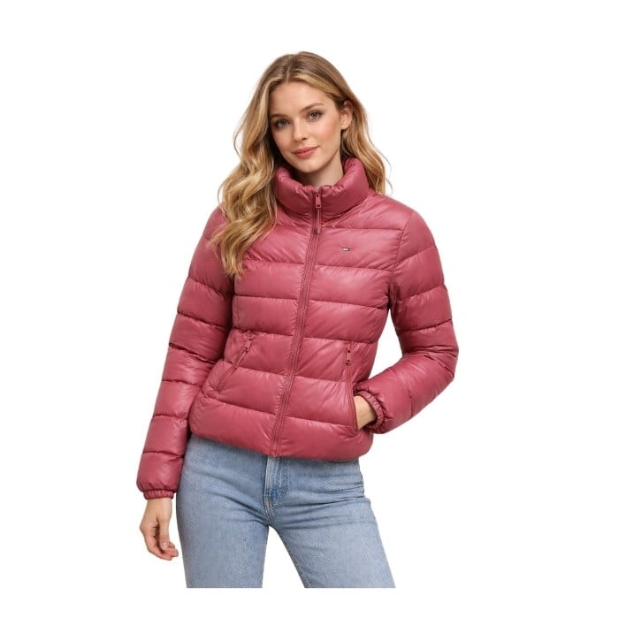 691220049004TOMMY JEANS DW0DW21618 KADIN MONT  KIRMIZI