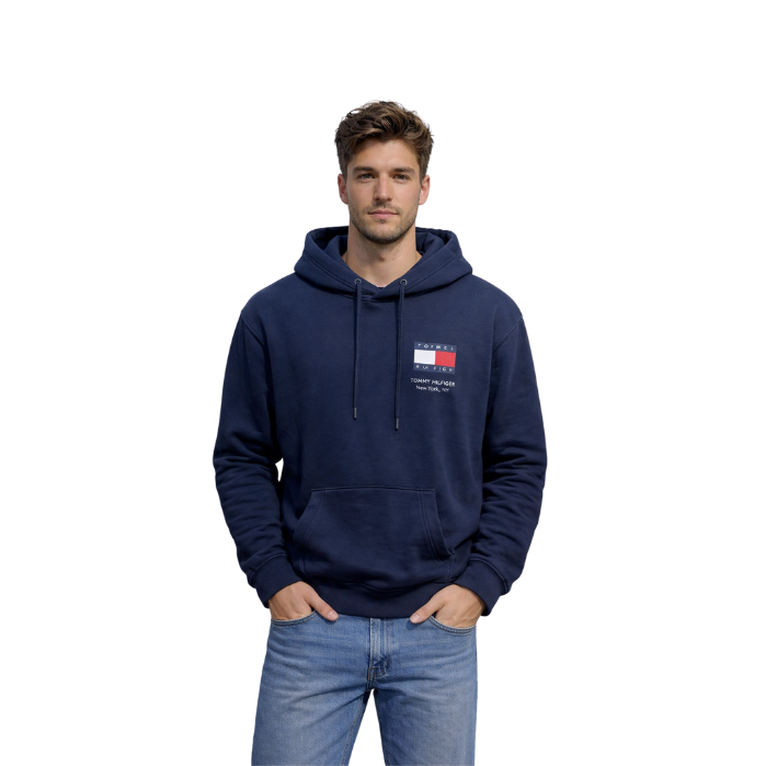 691538013003TOMMY JEANS DM0DM18418 ERKEK SWEATSHIRT  MAVİ