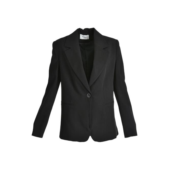 712202012001CARINO 4616 KADIN CEKET  SİYAH