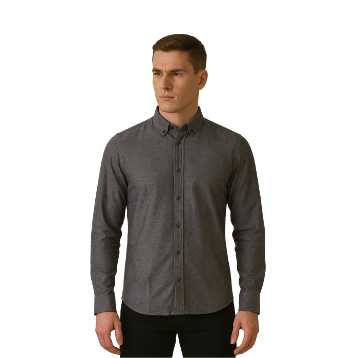 714703159036MANCHE 12-7504 ERKEK GÖMLEK  ANTRASİT