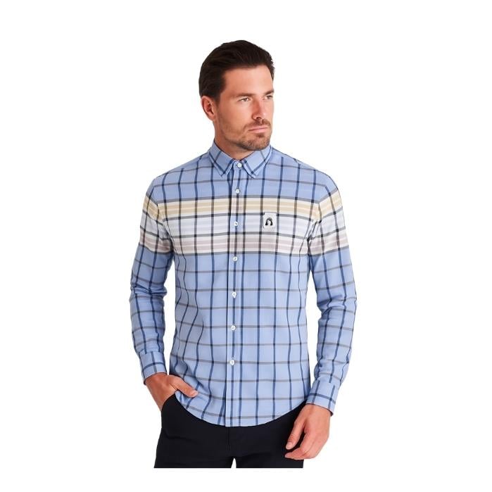 720703001003CAMPIONE 1708212 ERKEK GÖMLEK  MAVİ