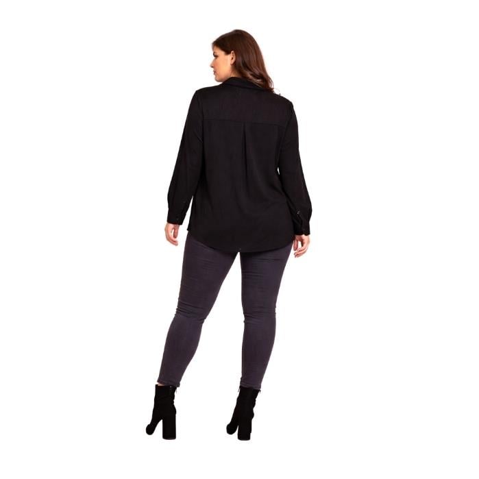 809903202001FEMINA 63547 KADIN BLUZ  SİYAH