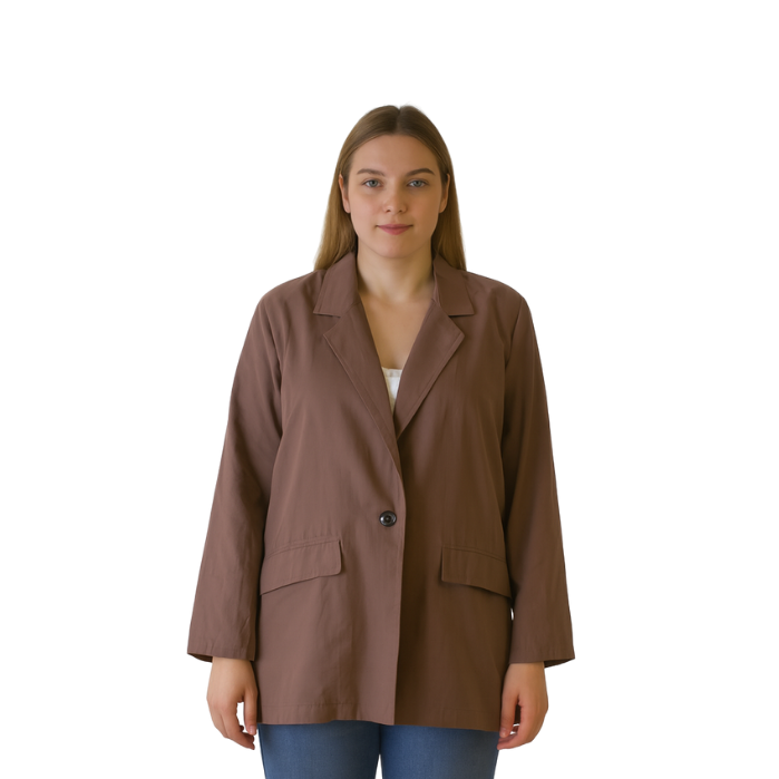 920902014015SUN-MORE 709 KADIN CEKET  VİZON