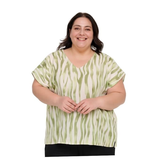 920950083005SUN-MORE 331 KADIN BLUZ  YEŞİL