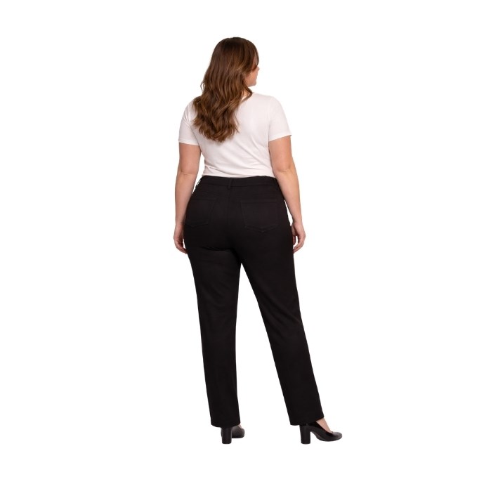 927904043001DE WHİTE,S 21509 KADIN PANTOLON  SİYAH