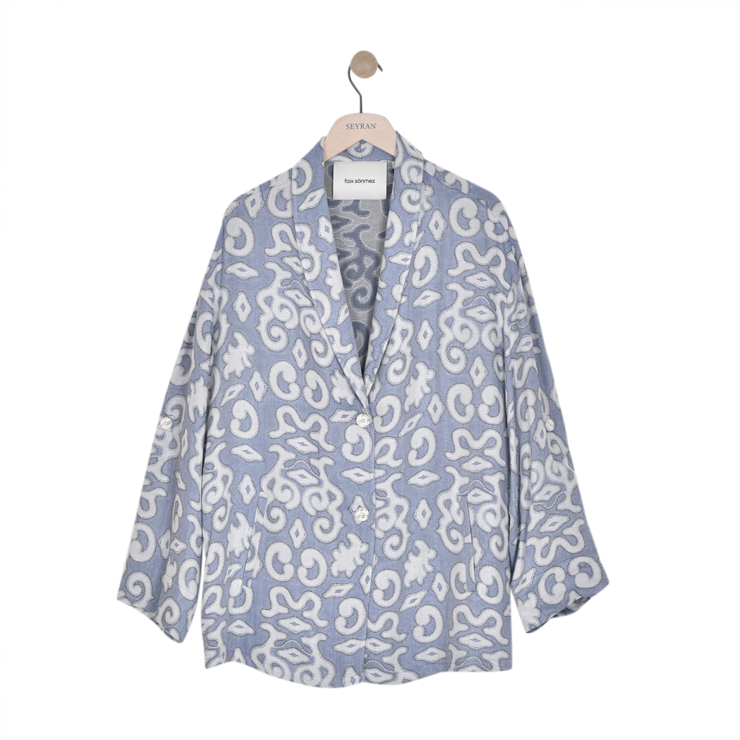 952902028029FAIK SONMEZ U65634 BUYUK BEDEN CEKET  İNDİGO