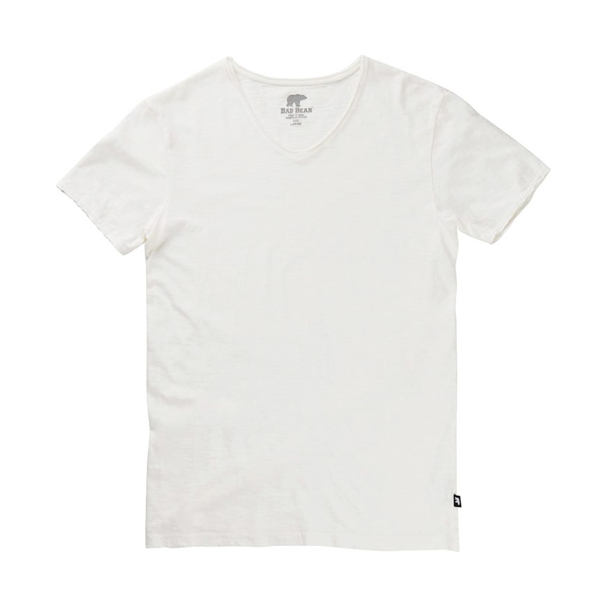 BAD BEAR 18.01.07.012 ERKEK CASUAL T-SHIRT  BEYAZ