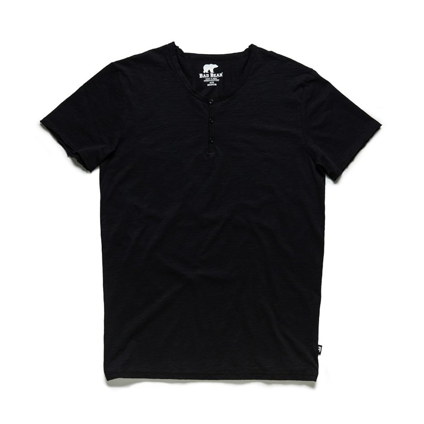 BAD BEAR 18.01.07.013 ERKEK CASUAL T-SHIRT  SIYAH