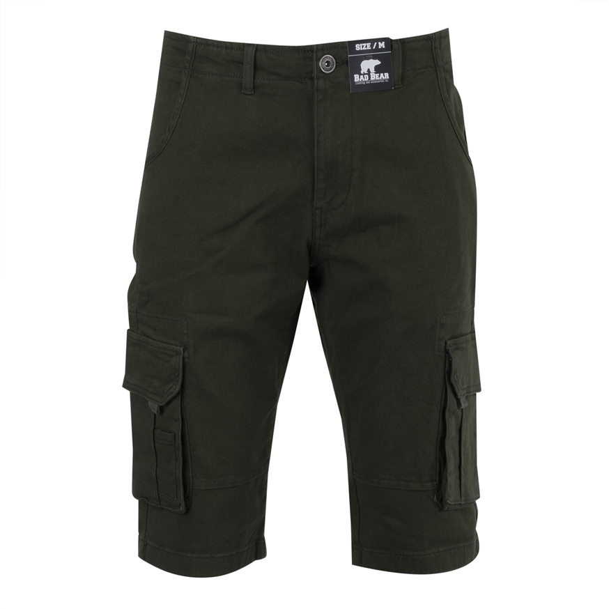 BAD BEAR 20.01.11.003 ERKEK ŞORT  YESIL