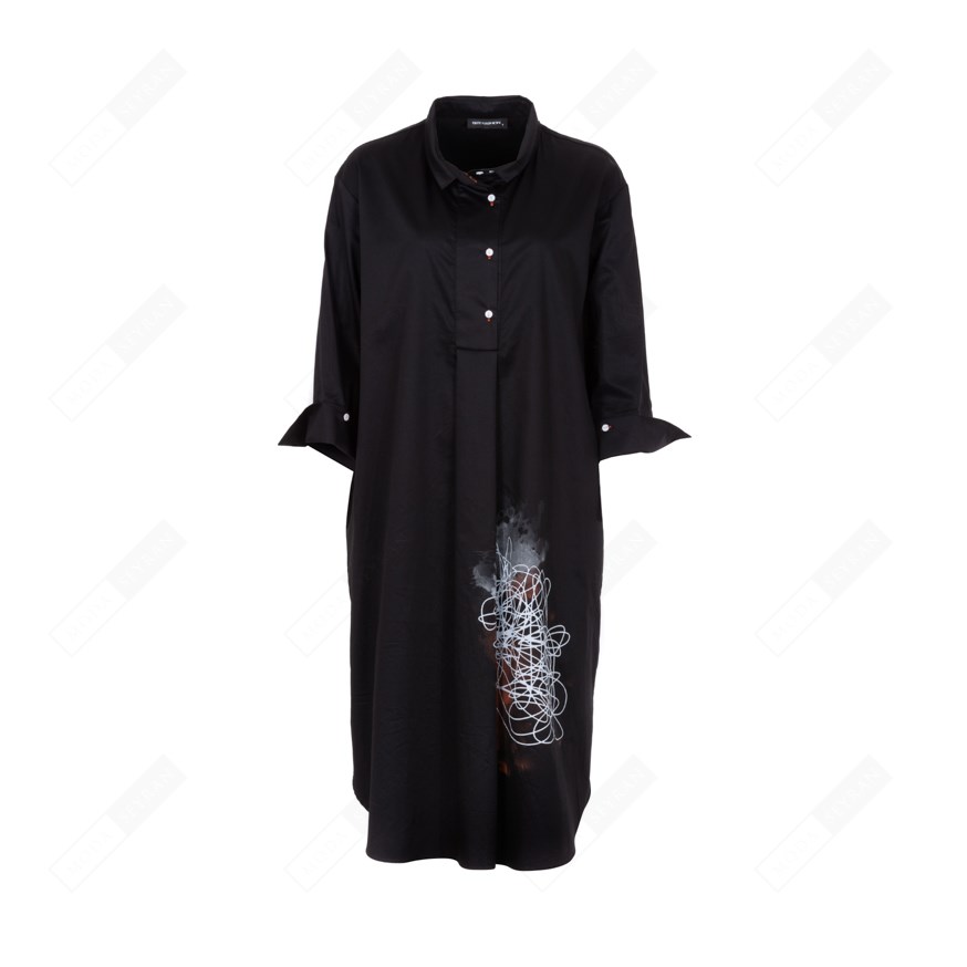 BIZEFASHION 0098 KADIN ELBİSE  SİYAH