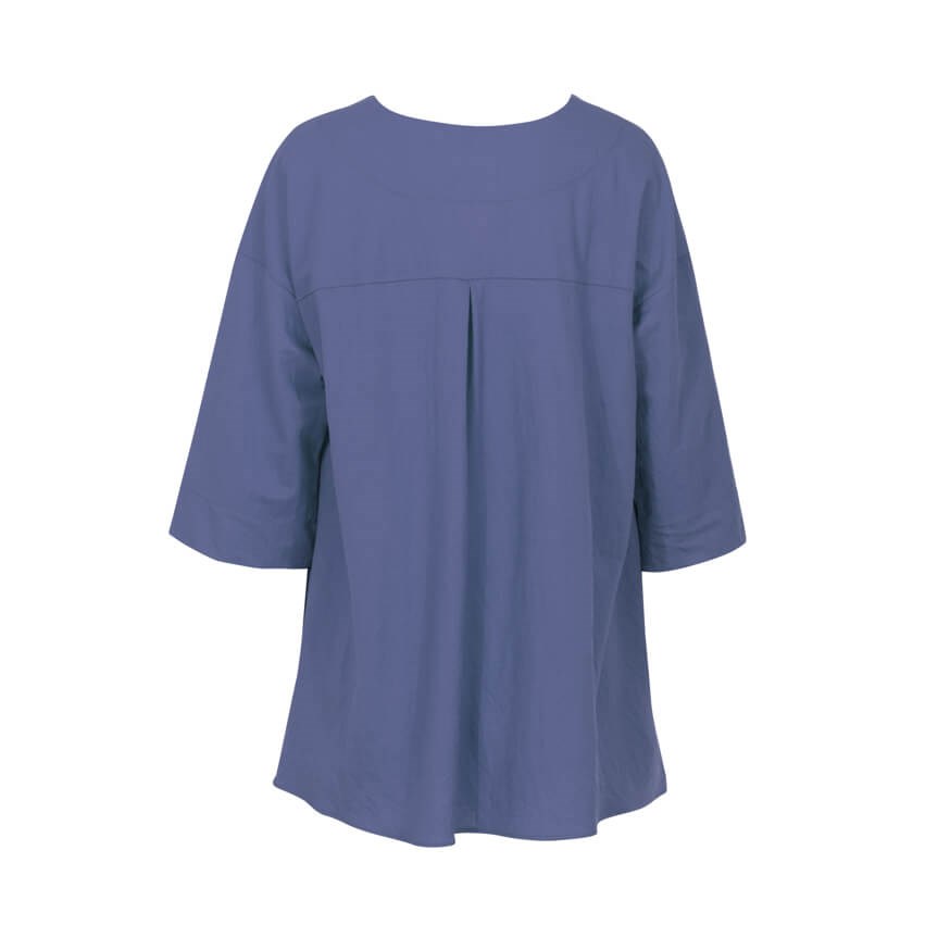 BIZEFASHION 166 KADIN CASUAL BLUZ  INDIGO