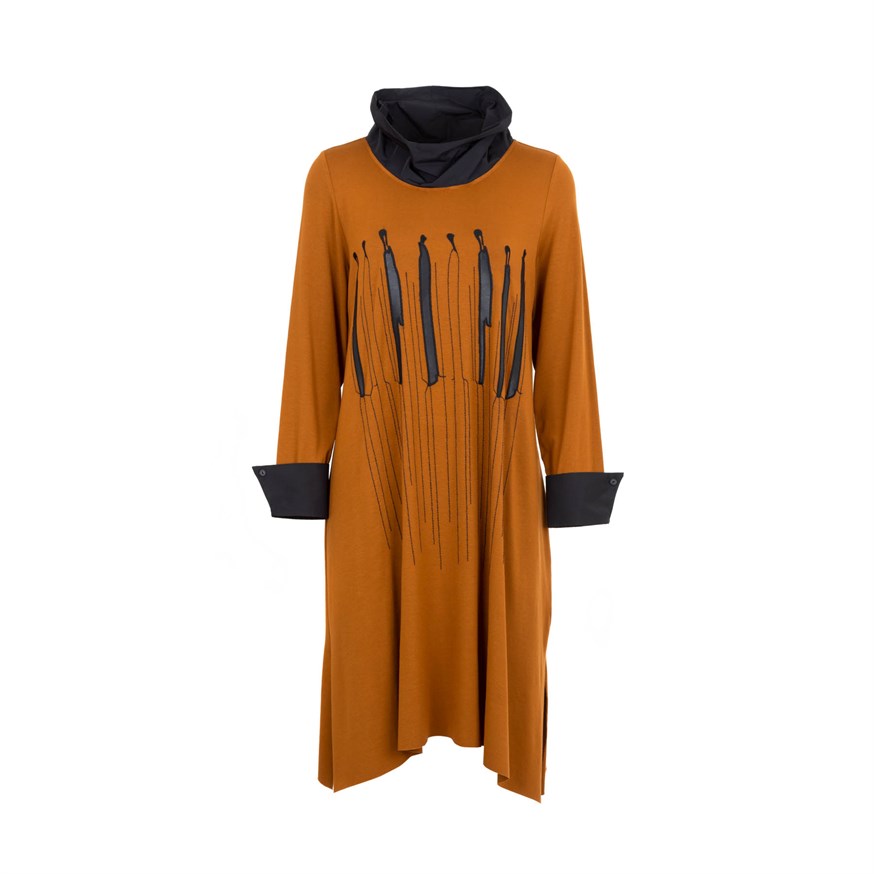 BIZEFASHION NOS-015 KADIN CASUAL TUNİK  TABA